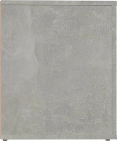 vidaXL Κομοδίνα Γκρι Σκυροδέματος 50x39x47 εκ.