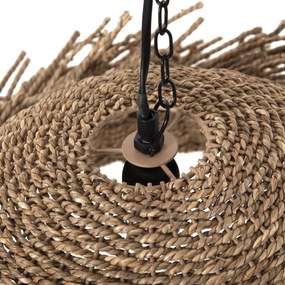 Φωτιστικό Οροφής C4347 Seagrass σε Φυσικό χρώμα Φ72x30-140Υεκ. 72x72x140 εκ.