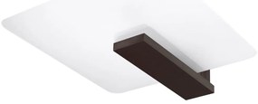 Sollux Φωτιστικό οροφής Lappo 2,ξύλο, γυαλί,2xE27/60w