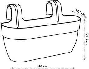 Κρεμαστό Φυτευτή Elho Ροζ