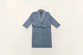 Bathrobe Set (2 Pieces) 1051A-044-1 Blue