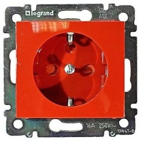 Πρίζα Σούκο UPS σε κόκκινο χρώμα 774327 Valena Legrand-774327-Κόκκινο 774327