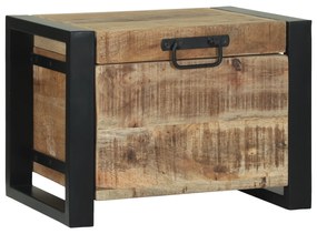vidaXL Κουτιά αποθήκευσης 40x30x30cm από σκόρδο μάνγκο και μέταλλο