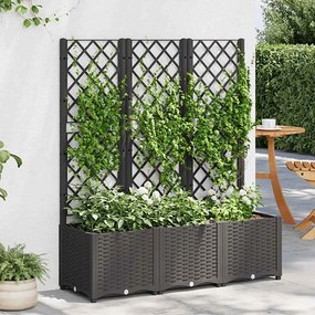 vidaXL Κήπος Μαύρο 120 x 40 x 136 cm