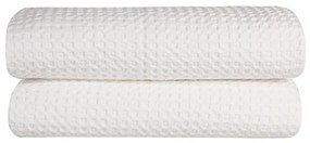 Κουβέρτα Illusion 00 White Kentia Μονό 170x250cm 100% Βαμβάκι