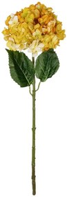 Τεχνητό Λουλούδι Hydrangea 21317 65cm Yellow GloboStar Ύφασμα