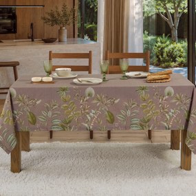 Τραπεζομάντηλο (140x140) Nef-Nef Homeware Flora Brown