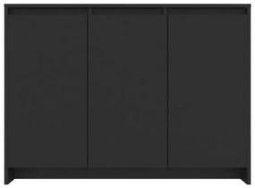 vidaXL Μπουφές Μαύρος 102 x 33 x 75 εκ. από Μοριοσανίδα