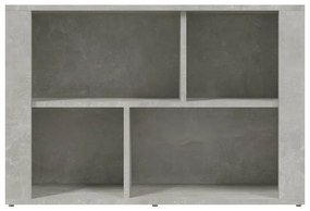 vidaXL Ντουλάπι Γκρι Σκυροδέματος 80x30x54 εκ. Επεξεργασμένο Ξύλο