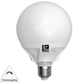 Adeleq Led Λάμπα Globe Φ105 E27 15W Ντιμαριζόμενο Ψυχρό 6200Κ 13-2721051509