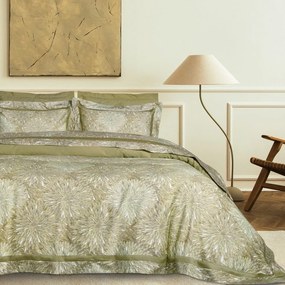 Σεντόνια Executive 1690 (Σετ 4τμχ) Olive-Grey Das Home Queen Size 240x270cm Tencel