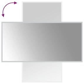 vidaXL Καθρέφτης Μπάνιου με LED 50x100 εκ.