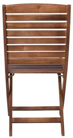 Καρέκλα SPOT  Πτυσ/νη Acacia 43x54x90cm (Σετ 2 ΤΕΜ)
