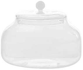 Μπισκοτιέρα Bilia BA01801 18x14cm 2000ml White-Clear Zafferano Glass