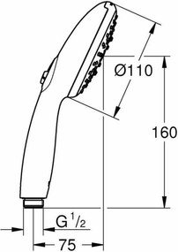 Kεφαλή για Nτους Grohe Πλαστική ύλη