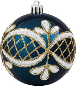 Χριστουγεννιάτικη Πλαστική Μπάλα 8cm 238076