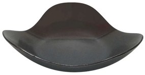 Διακοσμητική Πιατέλα 003-223-085 25,5x24,5x6cm Grey-Brown Ceramic