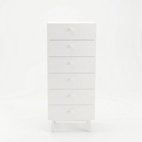 Συρταριέρα Λευκό FLOZIL 47.9x36.8x113.2