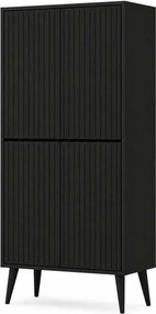 Ντουλάπι Κουζίνας Μαύρο CLOPO 69x32x20