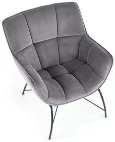 BELTON leisure chair color: grey