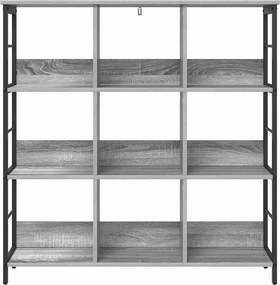 vidaXL Ράφι Βιβλίων 9 επιπέδων 102 x 32 x 104,5 εκ. Επεξεργασμένο Ξύλο