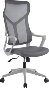 Καρέκλα γραφείου διευθυντή Flexibility mend pakoworld ύφασμα mesh γκρι