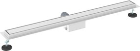 vidaXL 2 σε 1 εκροή ντους Ασημί 90 cm Ανοξείδωτο Ατσάλι 304