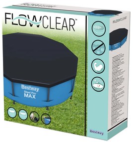 Bestway Κάλυμμα Πισίνας Flowclear 305 εκ. - Ανθρακί