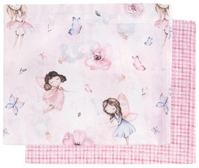 Σετ Σεντόνια Βαμβακερά Λίκνου 70x120εκ. Essential 8849 Dusty Rose-Ροζ Greenwich Polo Club
