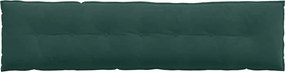 vidaXL Μαξιλάρι Πλάτης Σκούρο Πράσινο 200 x 50 εκ.