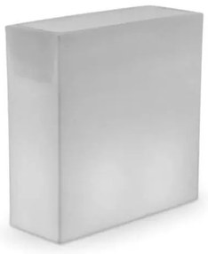 Ηλιακή Φωτιζόμενη Γλάστρα LED RGBW IP65 6500K Junco 80 LUMJN080SSNW New Garden-LUMJN080SSNW-Λευκό LUMJN080SSNW