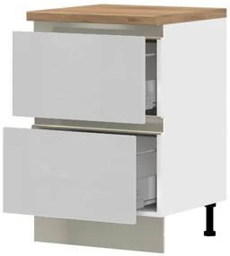 Επιδαπέδιο ντουλάπι Trinity R60-2M BOX-Leuko Gualistero - 60.00Χ58.00Χ90.50cm