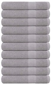Πετσέτες FROGN 10 τεμ. Γκρι 100x200 εκ. 360 γρ./μ²