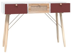 vidaXL Τραπέζι Κονσόλα με Συρτάρια 105x30x75 εκ. Επεξεργασμένο Ξύλο
