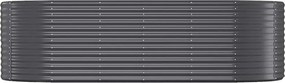 vidaXL Ζαρντινιέρα Ανθρακί 249x100x68εκ Γαλβανισμένος χάλυβας