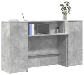 vidaXL Γραφείο υποδοχής 180x50x103,5 εκ. Επεξεργασμένο Ξύλο