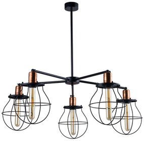Φωτιστικό Οροφής Manufacture V 9738 Black-Copper Nowodvorski Metal