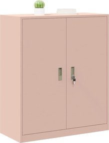 vidaXL Ντουλάπι αποθήκευσης Ροζ 90 x 40 x 105 cm Ατσάλι