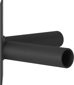 vidaXL Στήριγμα Σημαίας Μαύρο 11,5 x 7,5 x 0,2 εκ. Ατσάλι