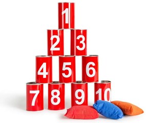 Παιχνίδι Στόχου Bs Toys Τενεκεδάκια Κόκκινο