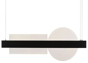 Φωτιστικό Οροφής - Ράγα DCR39214 Led 20W 3000K 2150LM 7,5X100XH120CM Earth Black Aca Decor Metal