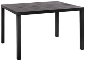 Τραπεζάκι SAHIRA Αλουμινίου Ανθρακί 120x80x75,5Υ εκ. 120x80x75.5 εκ.