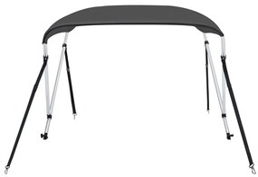 vidaXL Τέντα Σκάφους με 2 Αψίδες Ανθρακί 150x120x110 εκ.