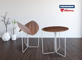 Heinner Home HR-WA-BA80 Στρογγυλό Πτυσσόμενο Τραπέζι με Μεταλλικό Σκελετό 80x80x72εκ.