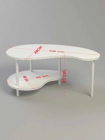 Τραπεζάκι Σαλονιού Sapphire Δρυς LIVUBA 100x48x43