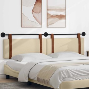 vidaXL Κρεμαστό Κεφαλάρι Κρεμ Αντίκα PU