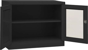 vidaXL Ντουλάπα Γραφείου 90 x 40 x 70 εκ. Ανθρακί Ατσάλινη