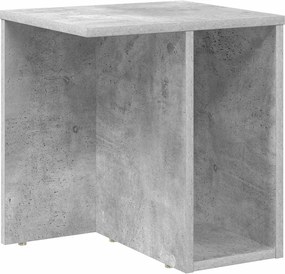 vidaXL End Table Σκυρόδεμα Γκρι 37 x 32 x 40 εκ Επεξεργασμένο ξύλο