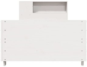 vidaXL Σκελετός Κρεβ. Χωρίς Στρώμα Λευκό 90x200 εκ Μασίφ Πεύκο