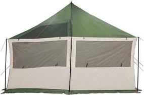 vidaXL Οικογενειακή Σκηνή Πράσινο 450 x 400 x 265 εκ